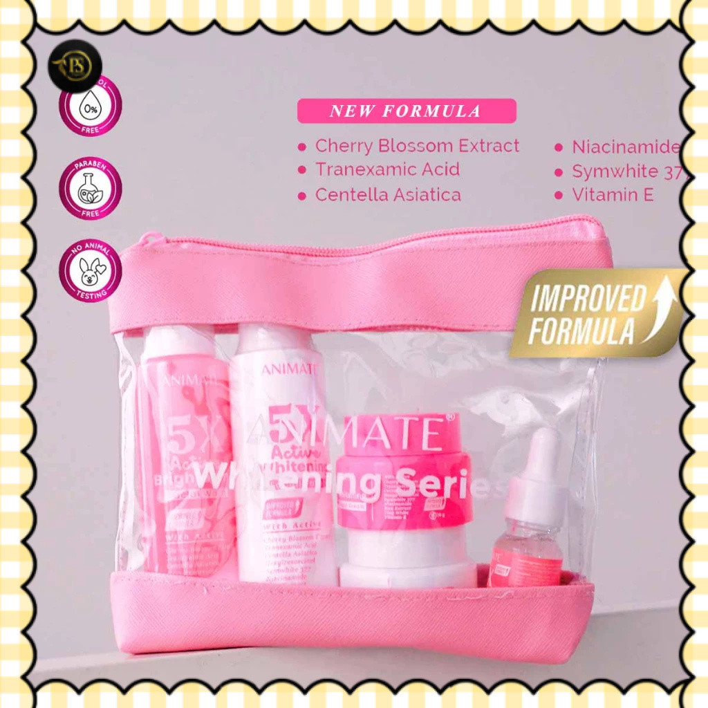 ANIMATE INSTANT WHITENING SERIES | PAKET ANIMATE WHITENING