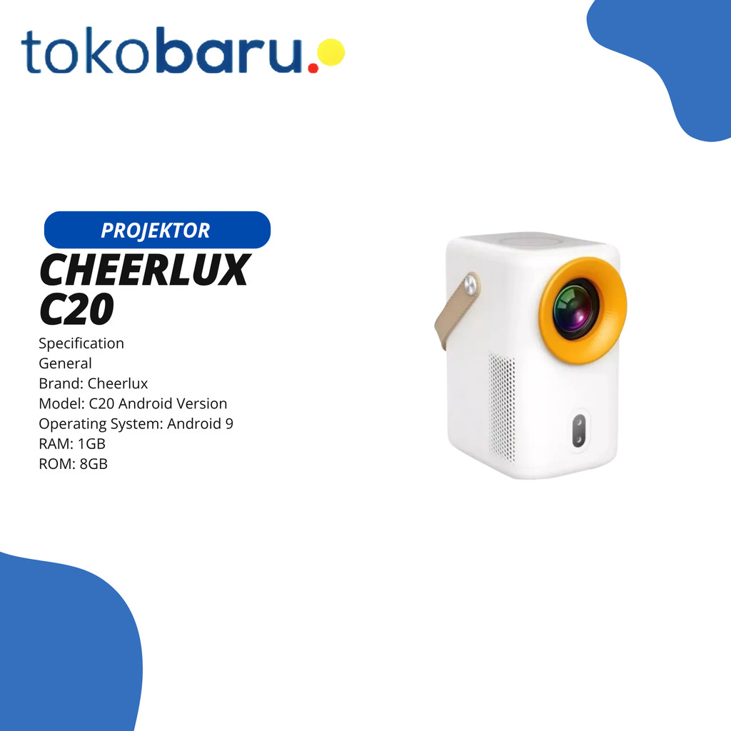 CHEERLUX MINI LED PROJECTOR C20 ANDROID