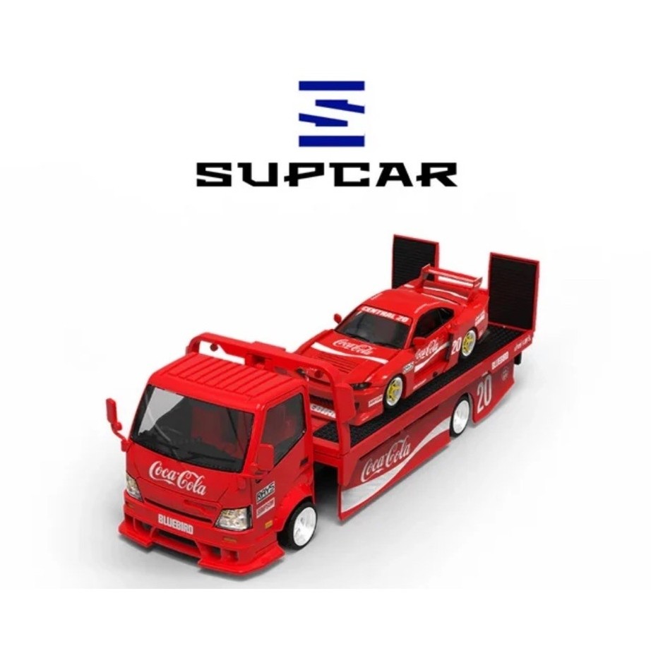 Supcar H300 Flatbed Coca Cola set