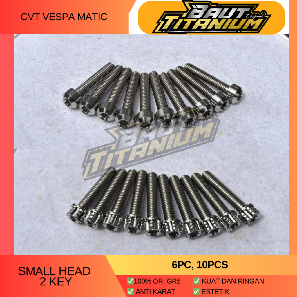 TOKO AKSA Baut Titanium Cvt vespa matic