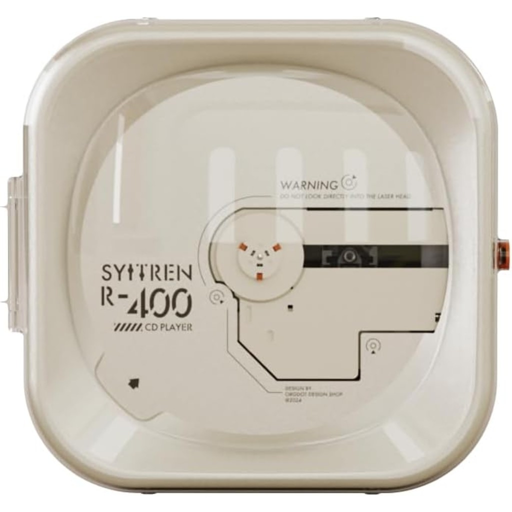 R400 CD PLAYER SYITREN - White [Pemutar CD Portable/Bluetooth Speaker]