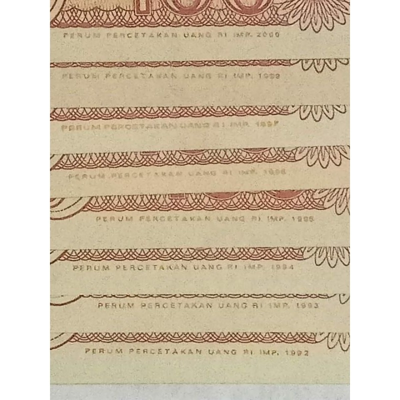 (READY STOK) Koleksi Uang Kuno 100 Rupiah 1992 SET IMP UNC (TERLARIS)