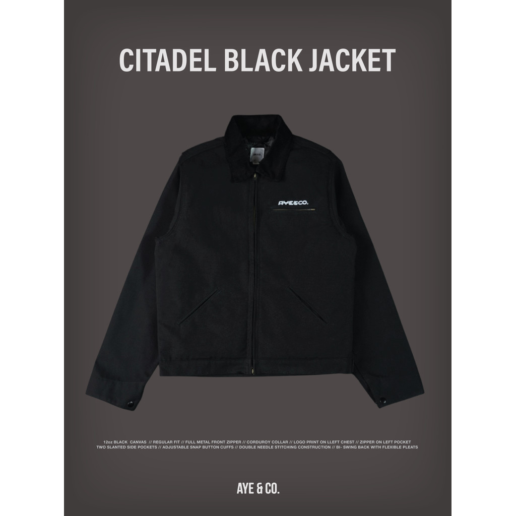AYE & CO - Citadel Black Jacket