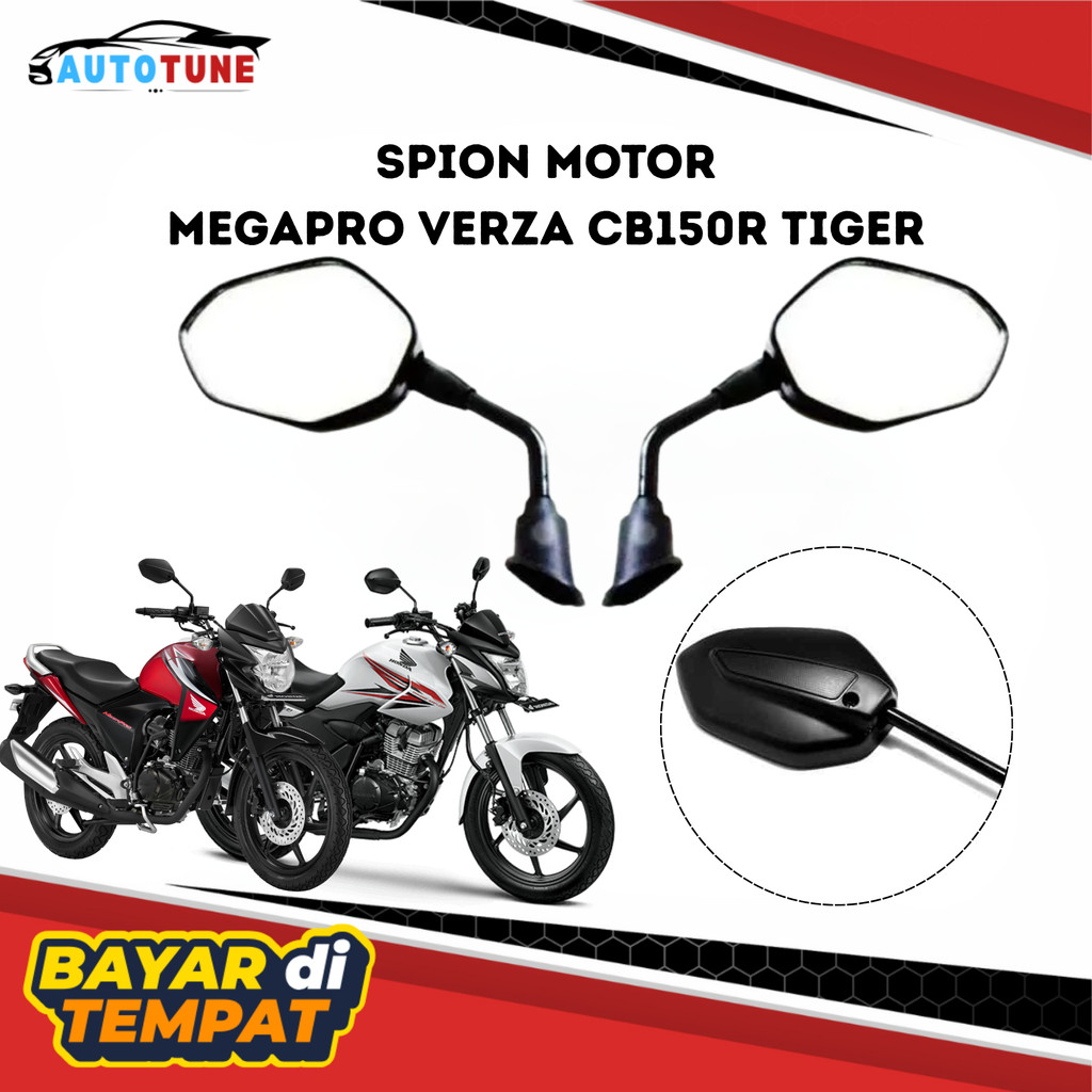 SPION HONDA CB150R MEGAPRO TIGER STANDART KACA DATAR MTG / Spion cb150r / Spion honda / spion megapr