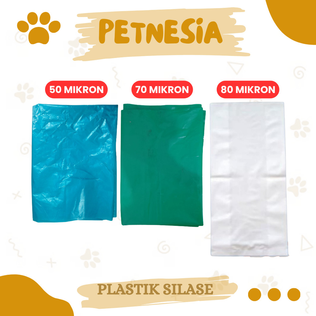 PLASTIK SILASE 50 MIKRON - Plastik silase fermentasi pakan ternak