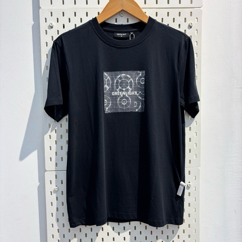 Kaos Greenlight Original Terbaru 112052112HJ Hitam Putih (REGULER FIT)