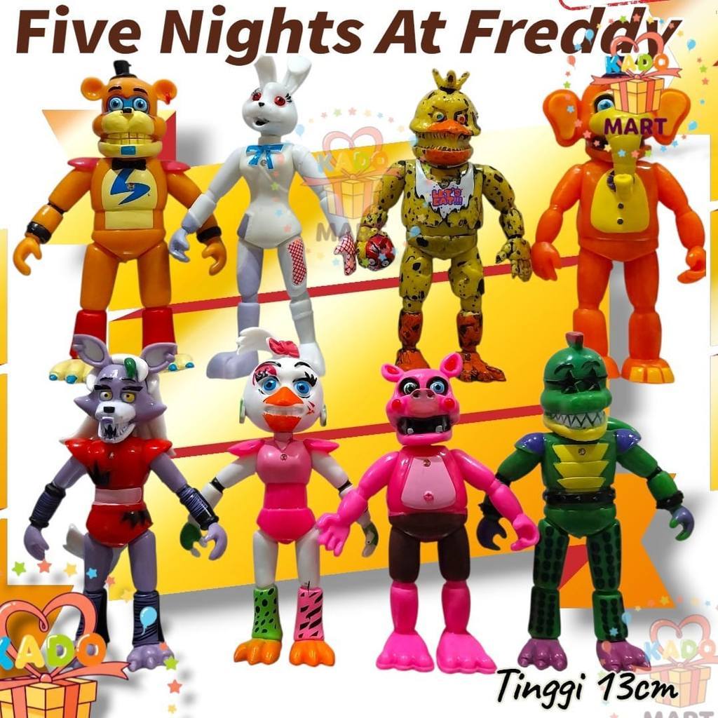 Mainan Action Figure FNAF Security Breach - Pajangan Boneka Karakter Five Nights At Freddys Tinggi 1