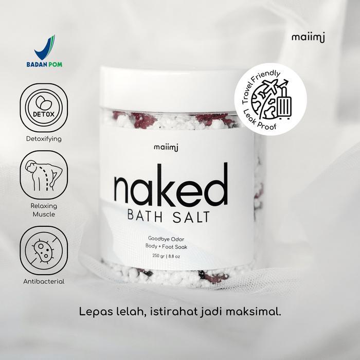 Maiimi - Naked Bath Salt: Goodbye Odor | Bath Salt | Garam Mandi - Goodbye Odor Only