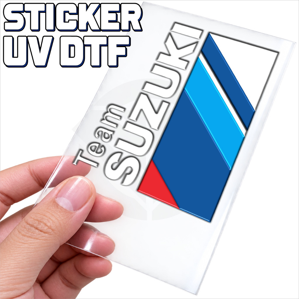 STICKER UV DTF TEAM SUZUKI ECSTAR || STIKER TIMBUL TEAM SUZUKI ECSTAR || PREMIUM QUALITY