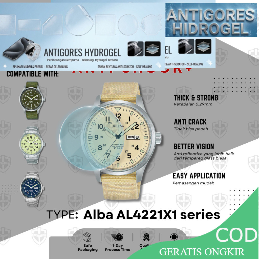 HYDROGEL Anti Gores  untuk ALBA AL4221X1 AL4219X1