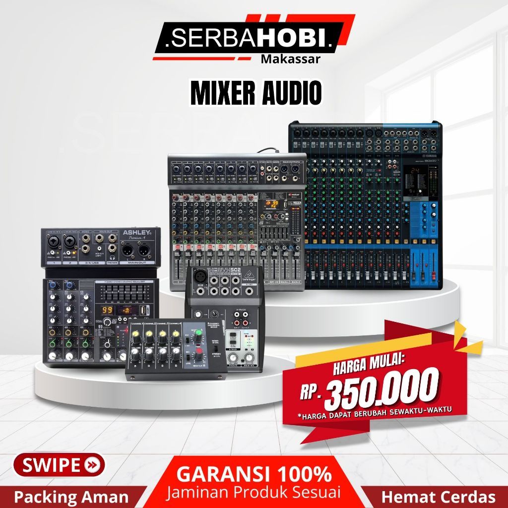 MIXER AUDIO ASHLEY / MIXER AUDIO RUMAHAN / MIXER AUDIO BEHRINGER
