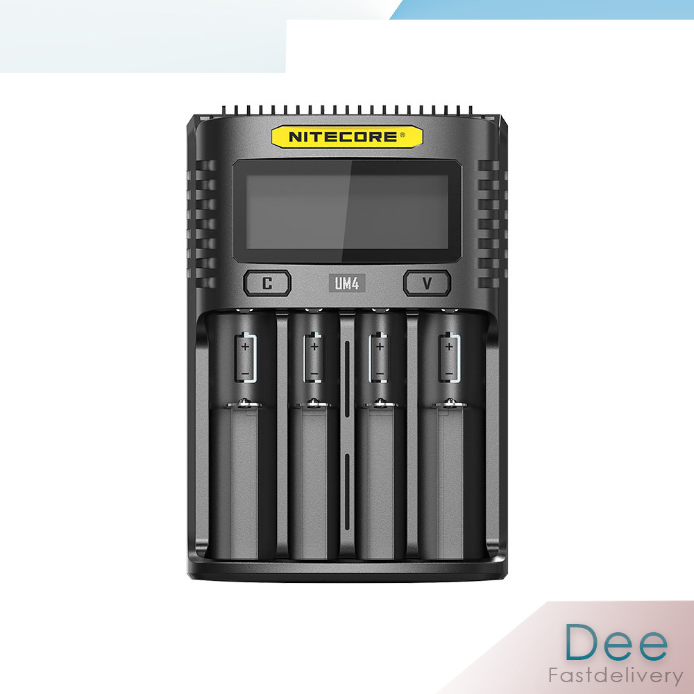 Nitecore Intelligent USB Charger Baterai 4 Slot Li-ion NiMH - UM4