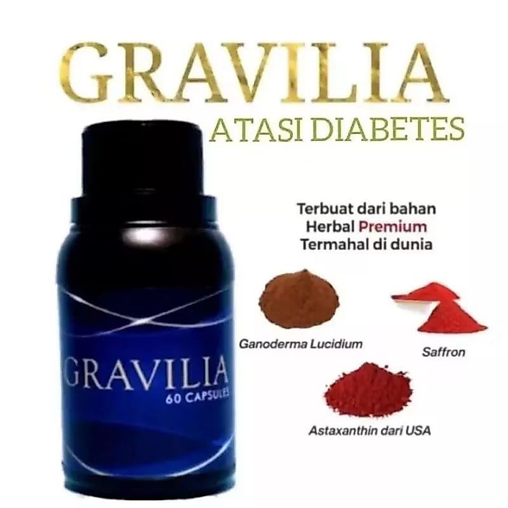Gravilia Herbal Asli Original Gravilia Obat Diabetes Luka Dan Memperbaiki Sel Tubuh Ampuh
