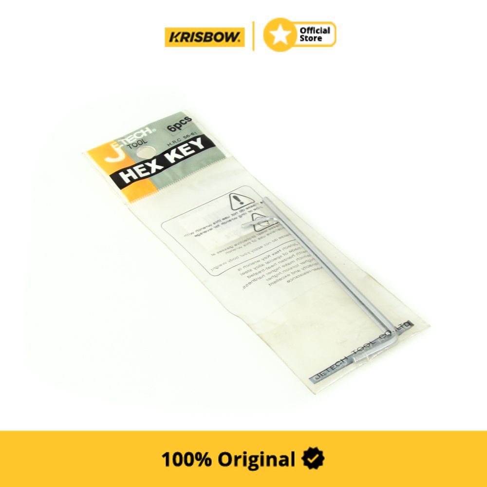 Krisbow Jetech Kunci L Hex 1.5 mm Allen Key Imbus Mekanik Sepeda Furniture
