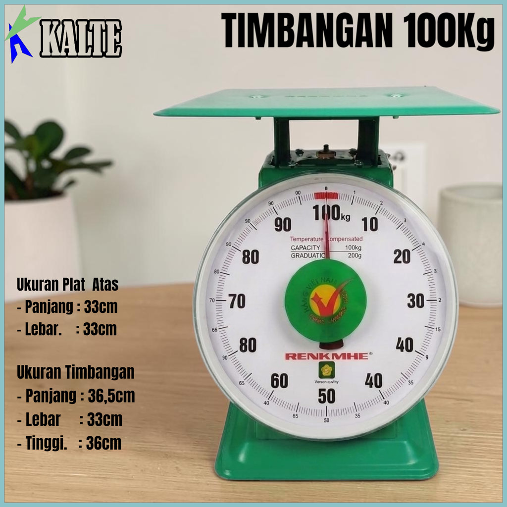 Timbangan Spring 100Kg & 60Kg Timbangan Jarum 100Kg & 60Kg