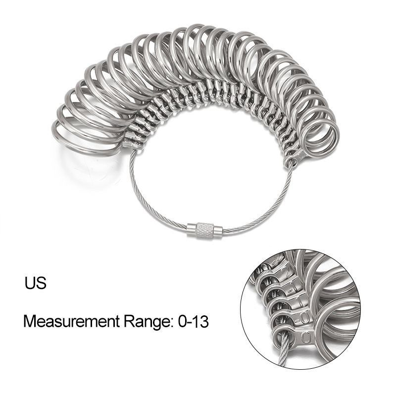 Alat Pengukur Cincin Jari/Ring Ukuran Jari Cincin/Alat Ukur Cincin Jari/Ring Finger Size