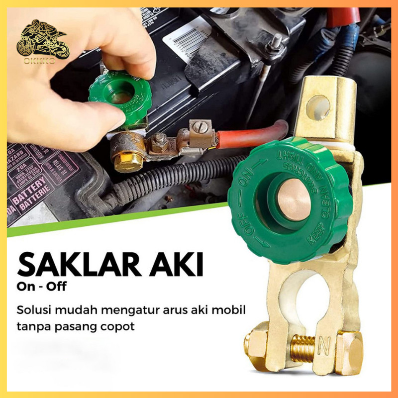Saklar Aki Mobil Pemutus Arus Aki Mobil  Kepala Aki Mobil Saklar Pemutus Arus Aki
