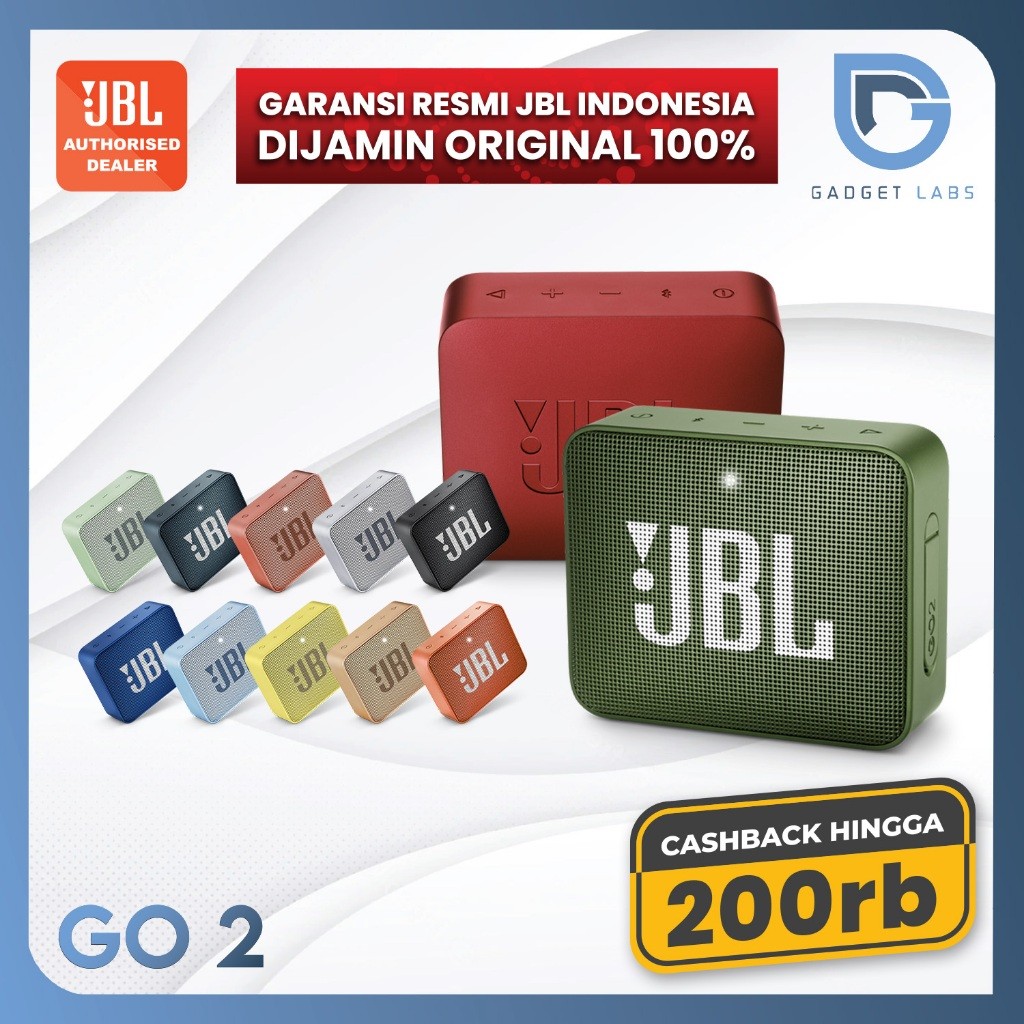 JBL GO 2 (Garansi Resmi IMS) Mini Wireless Bluetooth Speaker Original