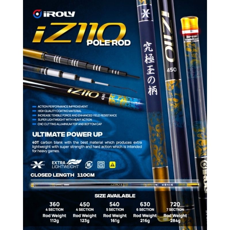 OLAHTRACK Joran TEGEK CARBON IROLY iS110 iX110 iZ110 iM110 - 360 450 540 630 720