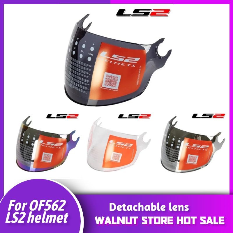 New Helmet Wind Shield Detaable lens For AIRFLOW LS2 OF562 Helmet Visor Replacement Parts Capacete D