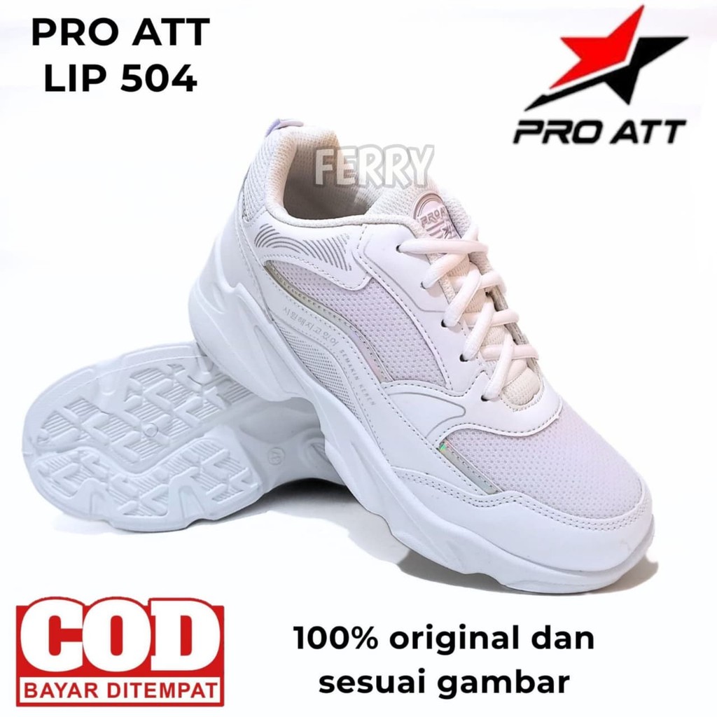 Sepatu Lari Putih Wanita LIP 504 37-40 PRO ATT