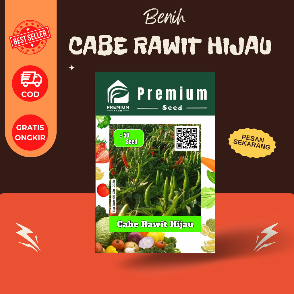 Benih Cabe Rawit Hijau F1