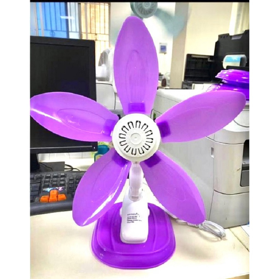 KYZUKU Kipas Angin Jepit 5 Baling Kyzuku Kyuzuku 39w 39W 39 Watt 39 WATT 3in1 Kipas Meja Duduk Gantu
