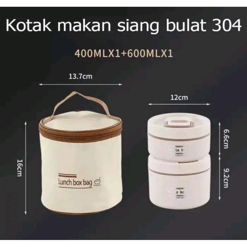 Mangkuk Soup Steinless Tahan Panas / Soup Cup Anti Panas Anti Tumpah Anti Bocor
