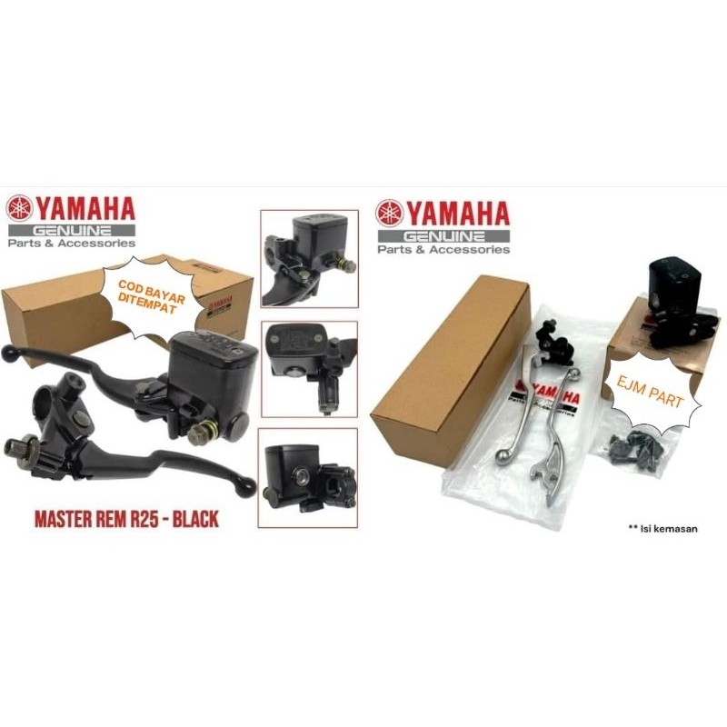 RIZQIJAYA  Master Rem dan hendel handle kopling  R25 satu set kanan kiri Universal
