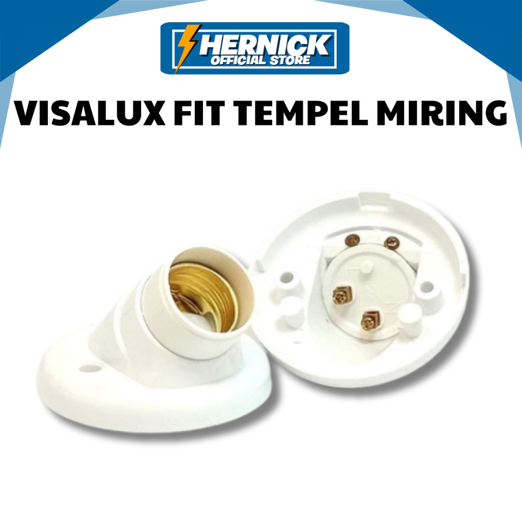 Fitting Lampu Duduk Miring / Fitting Plafon Miring VISALUX VS649A HERNICKSTORE