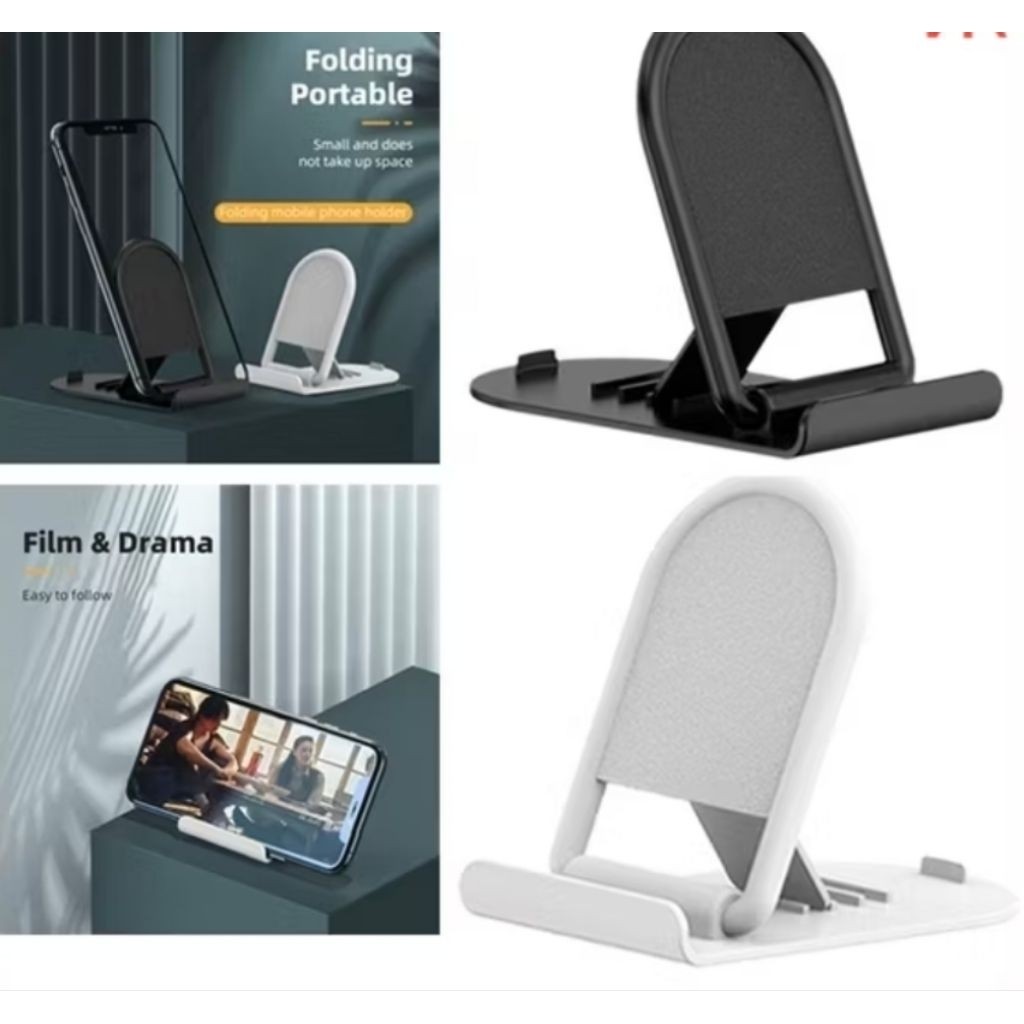 KAYAE HOLDER HP MINI LIPAT IMPORT MULTIFUNGSI / HOLDER STAND DUDUKAN HP MINI LIPAT HOLDER LIPAT HAND