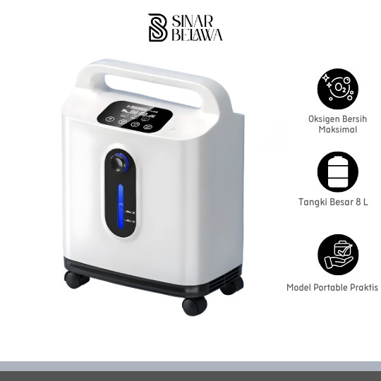 Konsentrator Oksigen Portable Oxygen Concentrator 8L