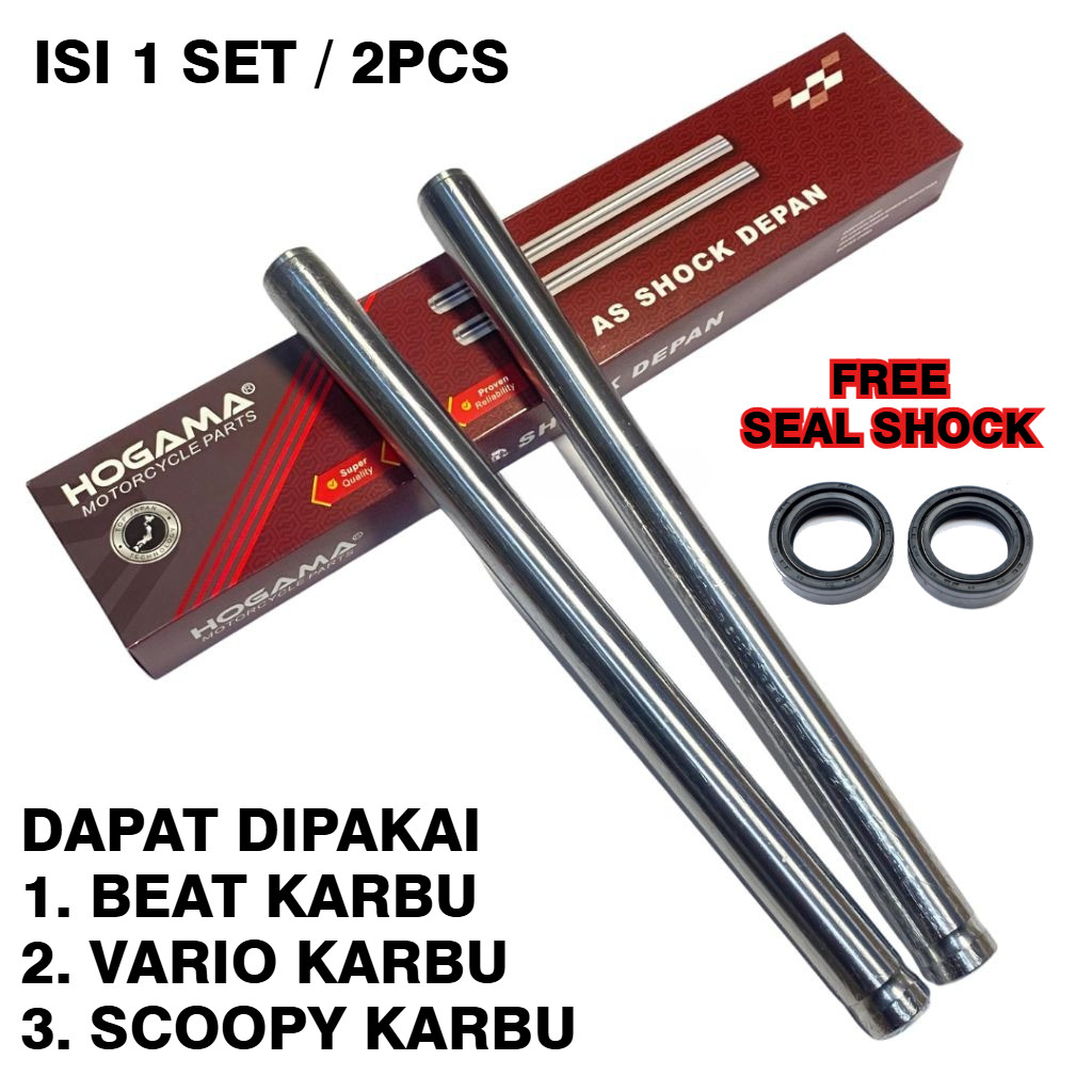 (FREE SEAL SHOCK) AS SHOCK DEPAN HONDA BEAT KARBU SCOOPY KARBU VARIO KARBU SHOCKBREAKER DEPAN