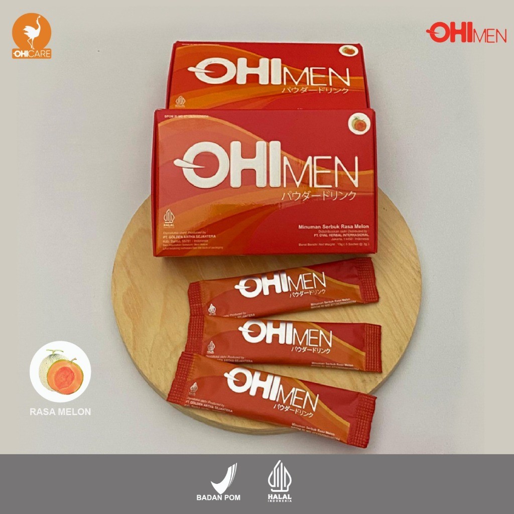 OHIMen Minuman Stamina Pria Dewasa BPOM HALAL OHImen - 5Sachet/Box