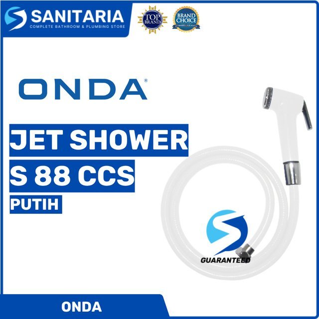 Jet Shower S 88 Ccs Onda/Jet Shower/ Shower Cebok Putih Onda S 88 Ccs