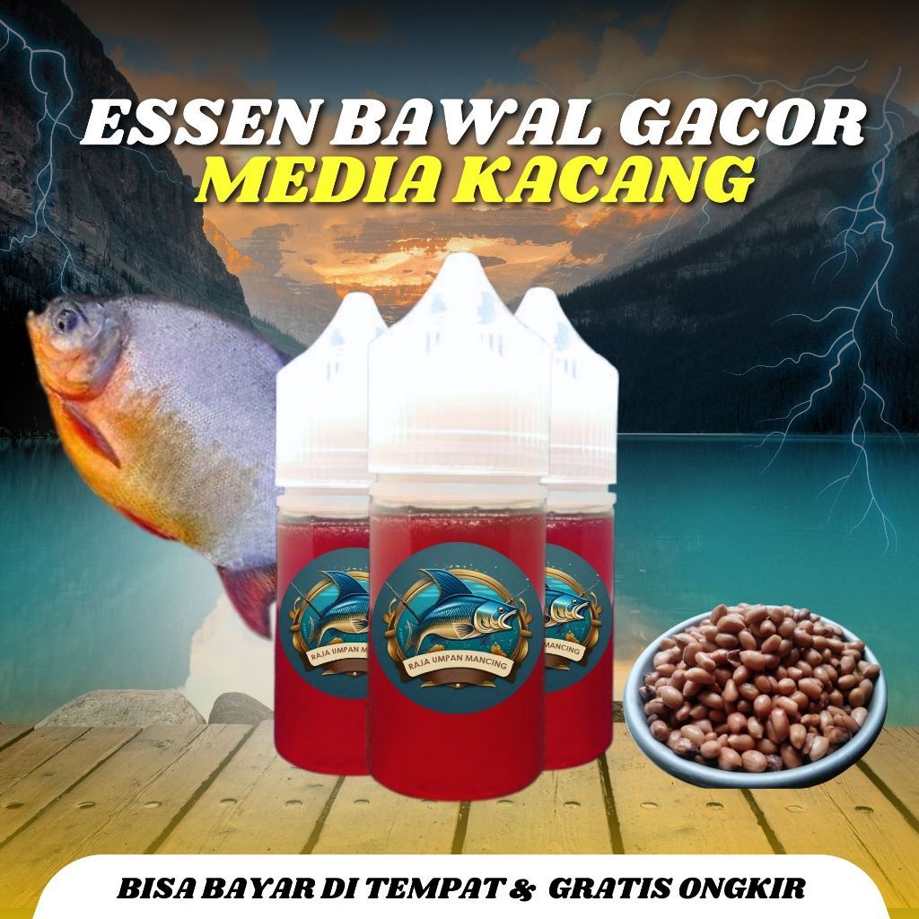 Essen Ikan Bawal Media Kacang Presto Penguat Aroma Umpan Mancing Bawal