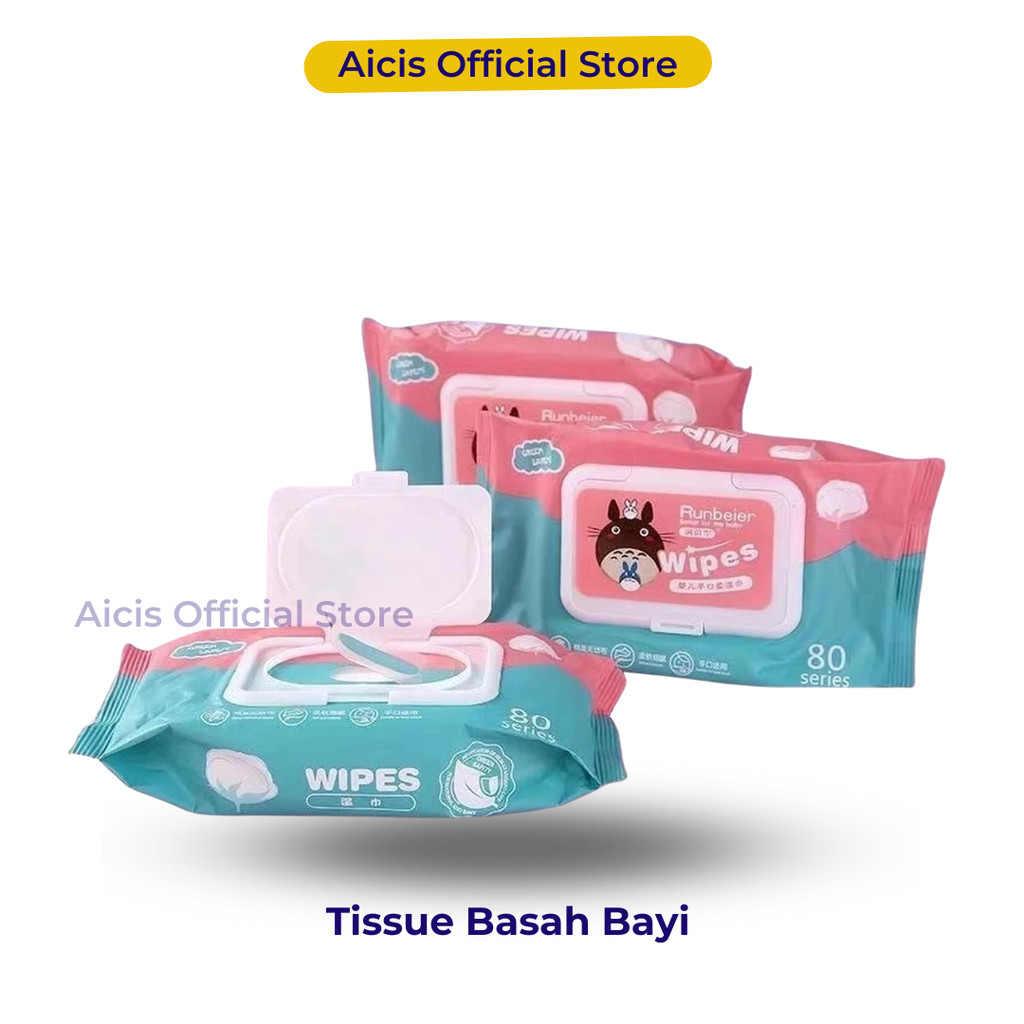 TISU BASAH BAYI ISI 80 LEMBAR TISSUE BASAH BABY MURAH Tanpa Parfum Pewangi & Alkohol