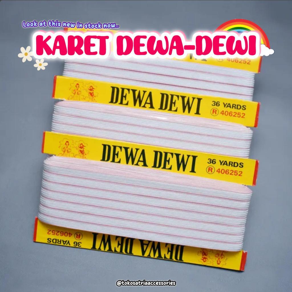 karet elastik dewa-dewi 36yard/karet masker/karet elastik 1cm