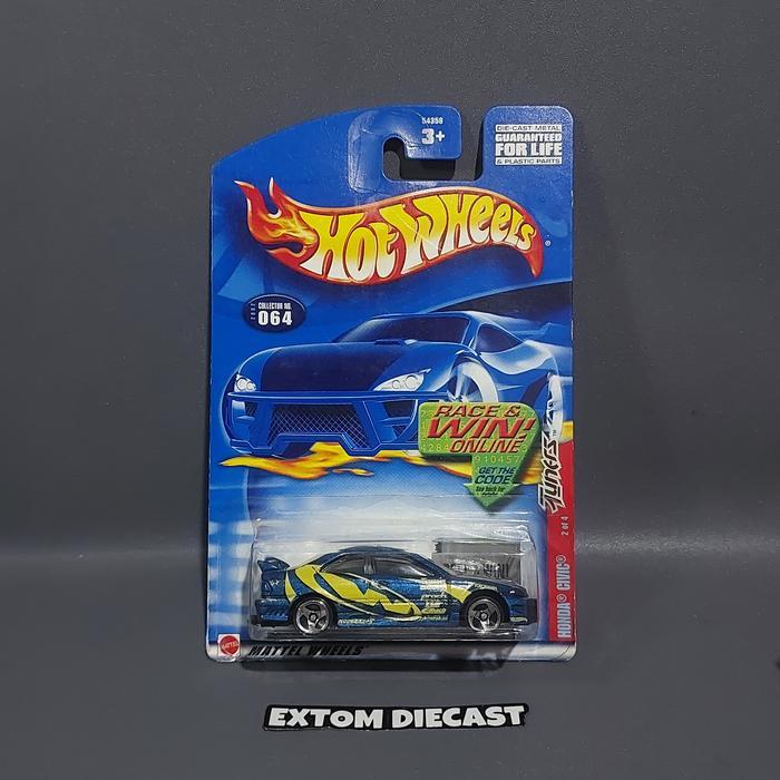 Hotwheels Honda Civic SI Blue Tunerz BEST