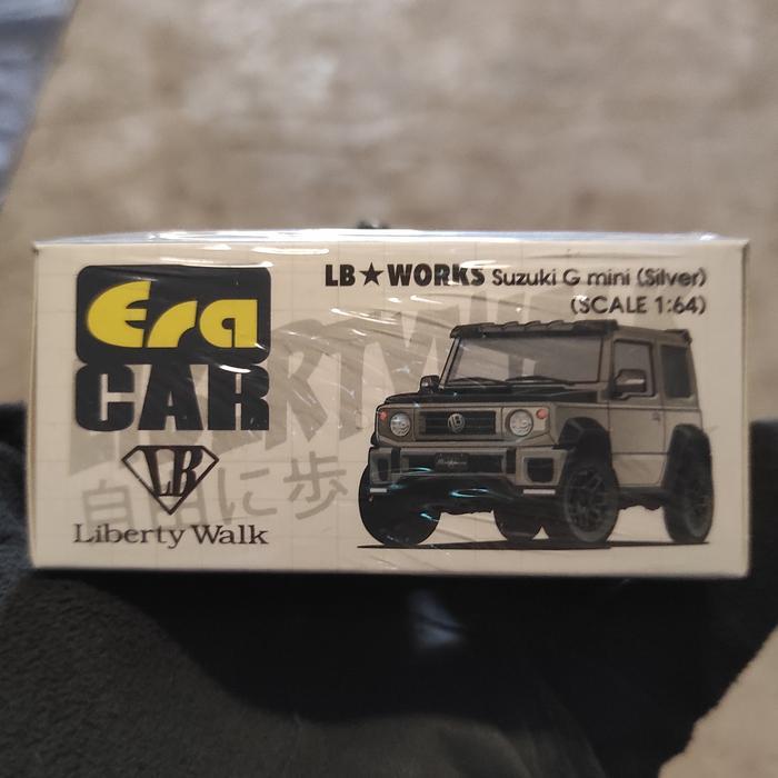 ERA CAR 1/64 LB WORKS SUZUKI JIMNY G MINI SILVER BEST
