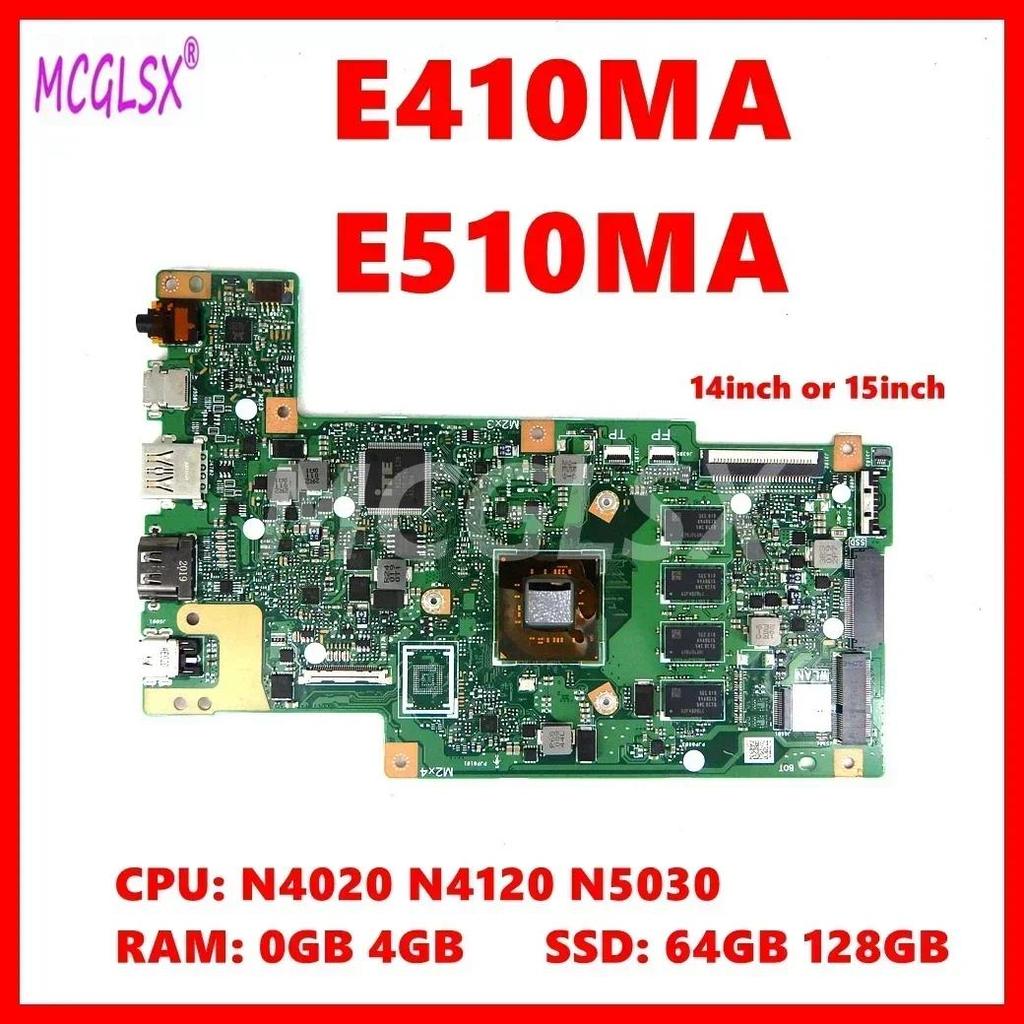 E410MA Mainboard For Asus E410MAB E410M E510MA R429M F414MA Laptop Motherboard N4020 N4120 CPU 4GB/8
