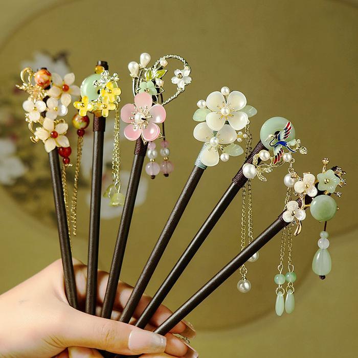 TUSUK KONDE JEPANG AKSESORIES RAMBUT ORIENTAL CHINA COSPLAY CHEONGSAM - KODE B-10