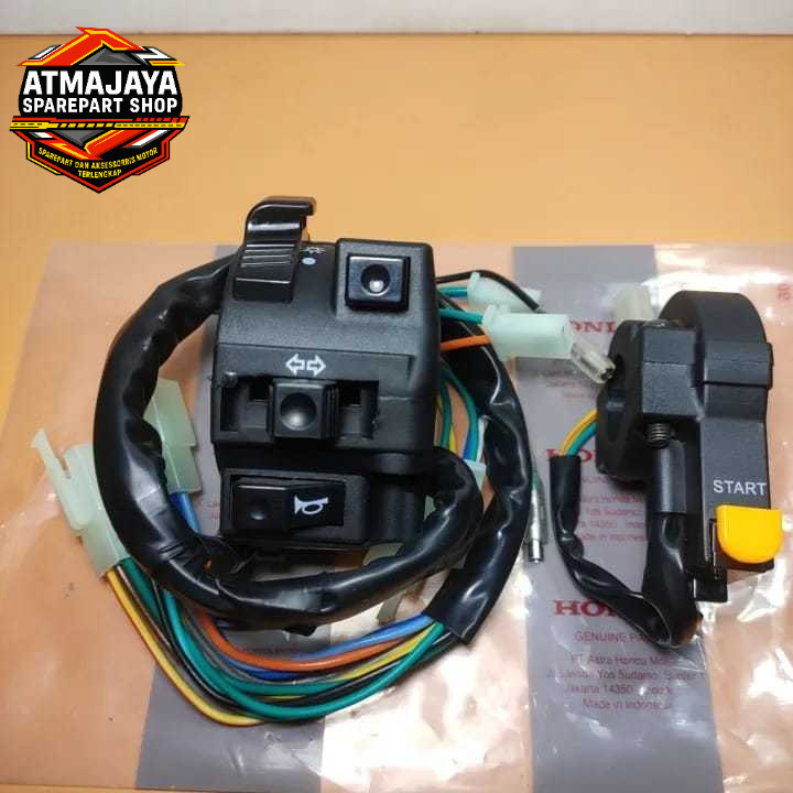 holder saklar kiri kanan set Honda Supra x lama Supra fit lama saklar kiri saklar kanan Supra lama