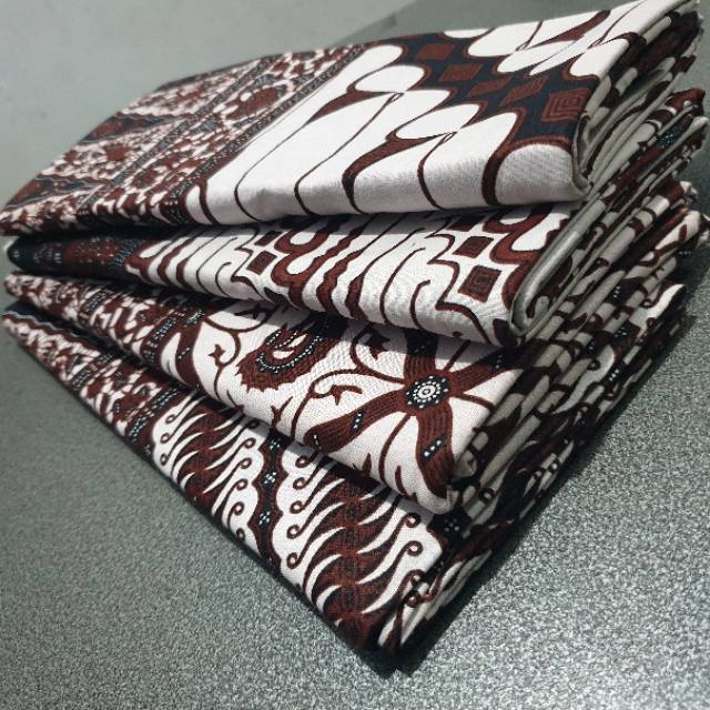 Sarung Batik Jogjaan / Sarung jarik Batik Putihan Motif Jogja Sarung Batu