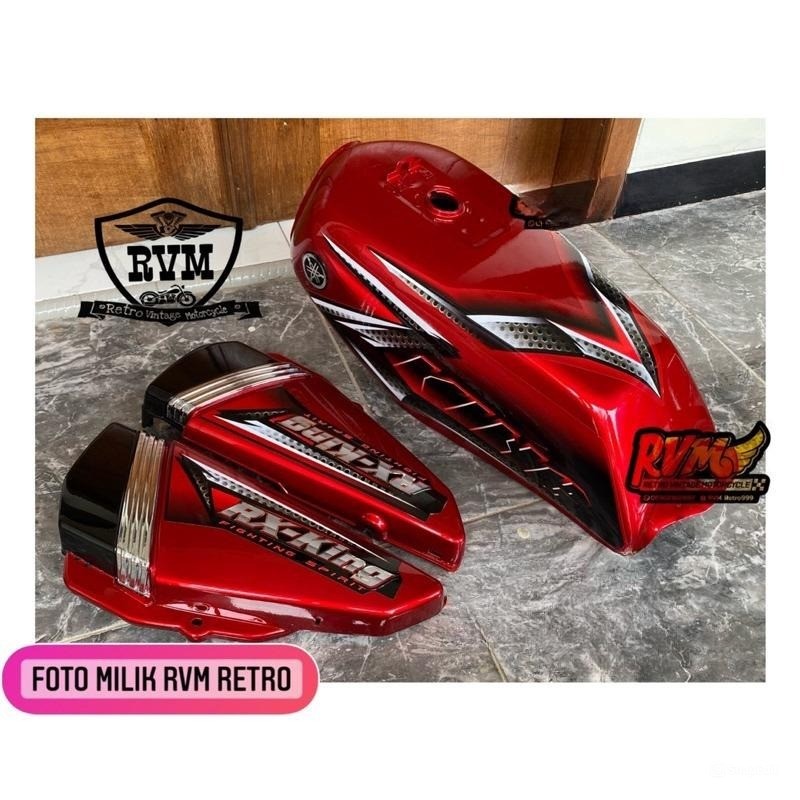 TENGKI TANGKI RX KING 2008 MERAH STRIPINH RX KING 2008 MERAH BOX AKI RX KING LIST BODY RX KING 2008 