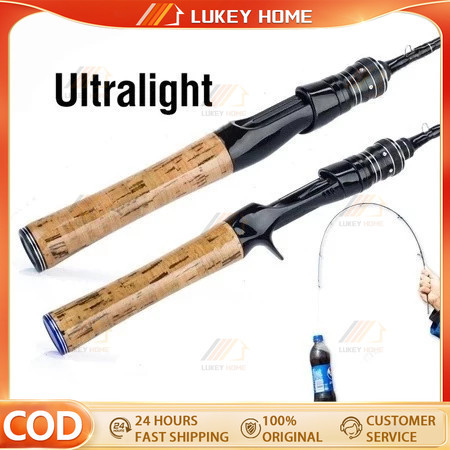 Spinning Baitcasting Casting Fishing Rod Fishing Pole Joran simanalagi Pancing Bahan Ultra Ringan Pa