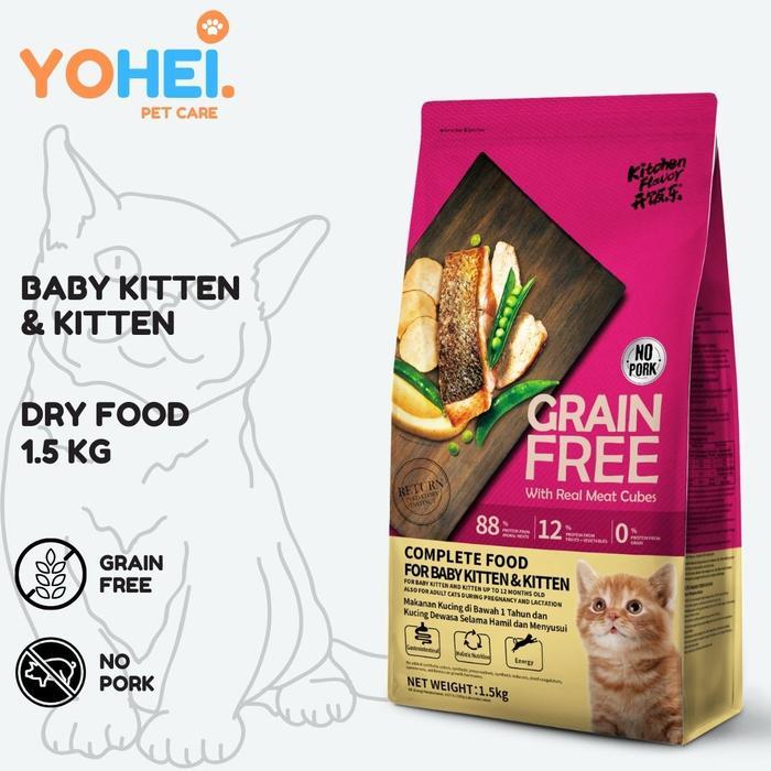 Klik Petfood Kitchen Flavor Grain Free Baby Kitten 1,5kg Freshpack