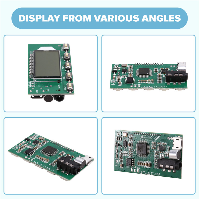 Y45A-FM Wireless Transmitter Module Campus Radio Station DIY Circuit Board For Campus Radio Stations