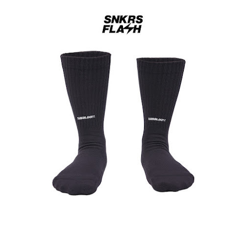 SANDALBOYZ SOCKS MINI LOGO BLACK - PCSOCWTB