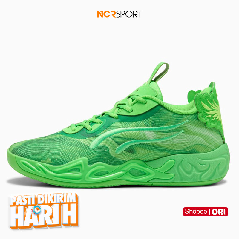 NCR SPORT Sepatu Basket Puma Mb.04 Lo Team Green Glare Original 312174-04